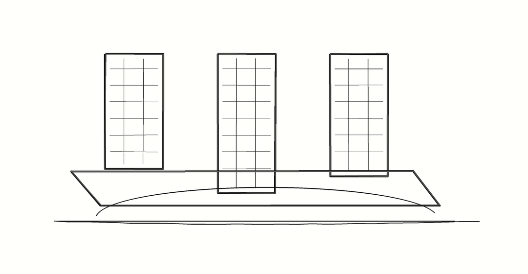 Barbican Estate line sketch